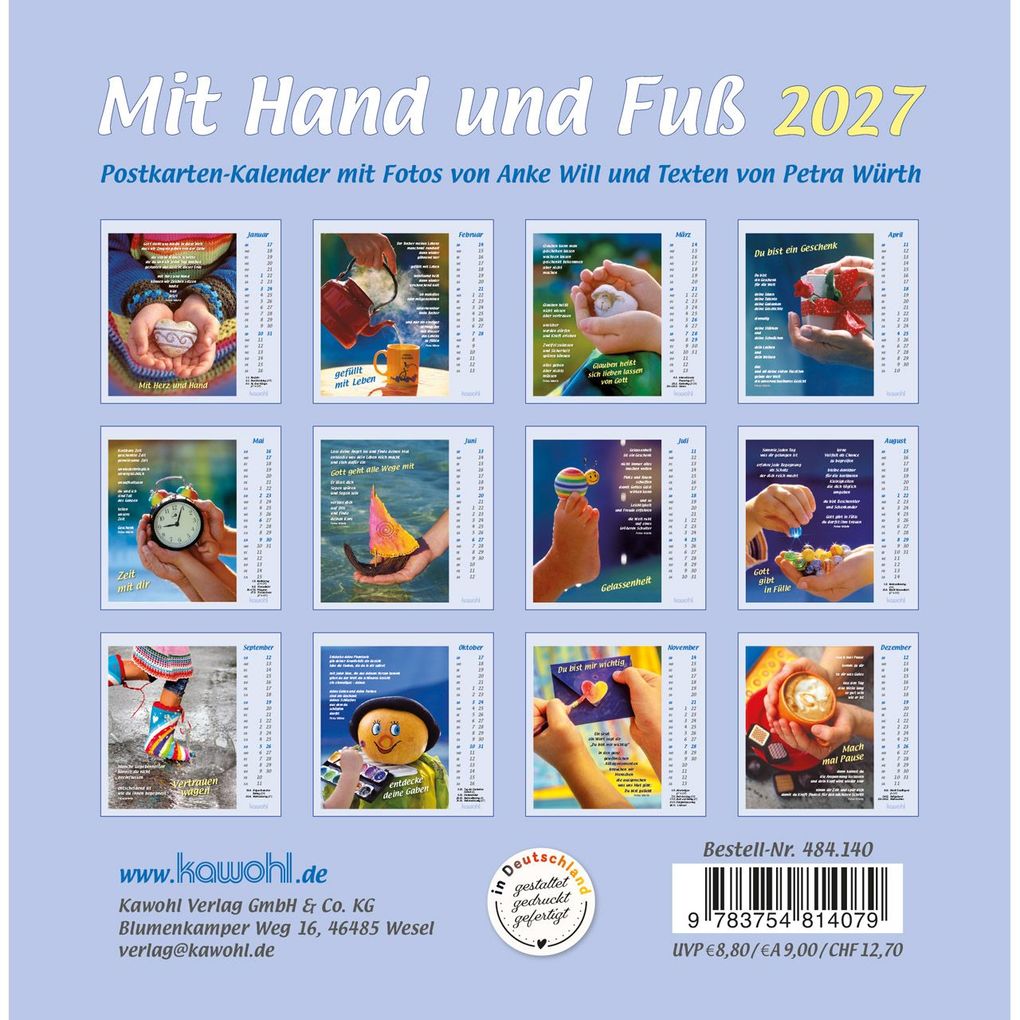 Weitere Ansicht: Mit Hand und Fuß 2027 | Petra Würth