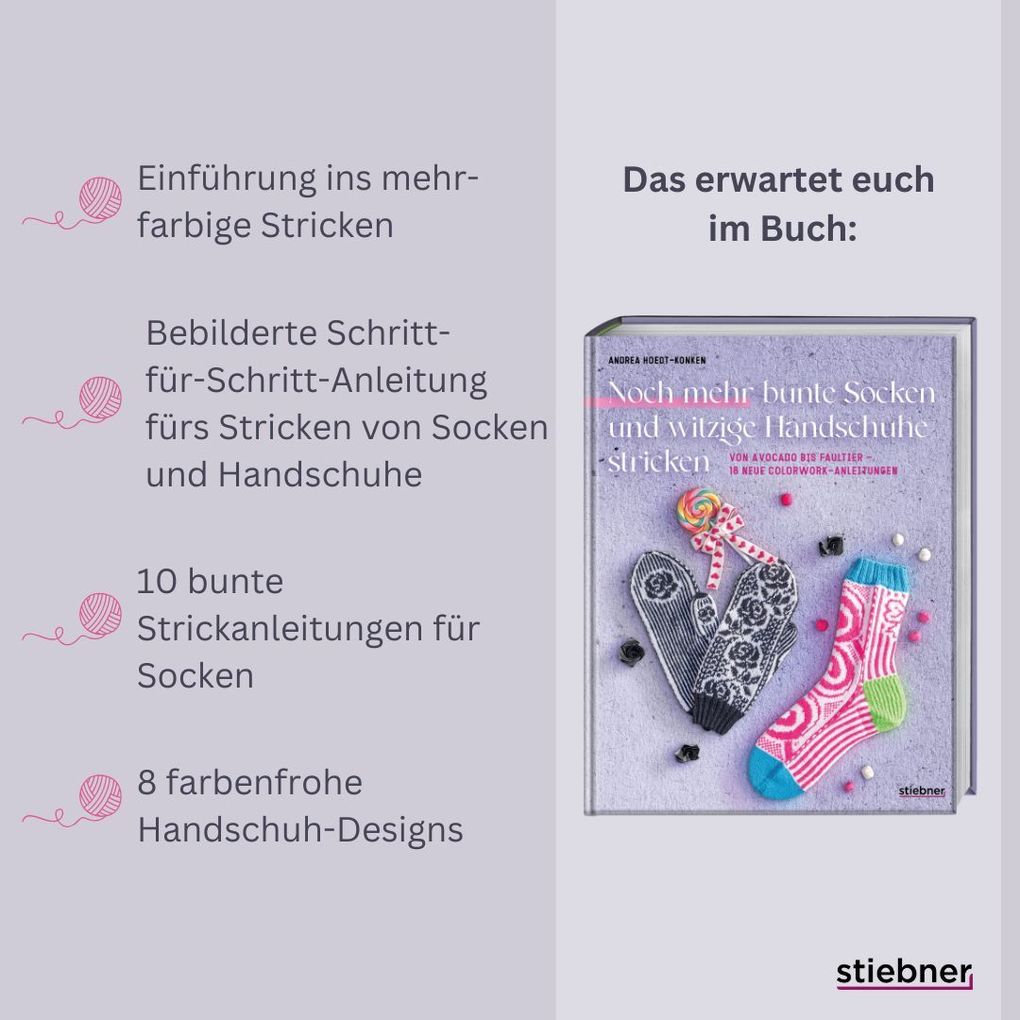Weitere Ansicht: Noch mehr bunte Socken und witzige Handschuhe | Andrea Hoedt-Konken