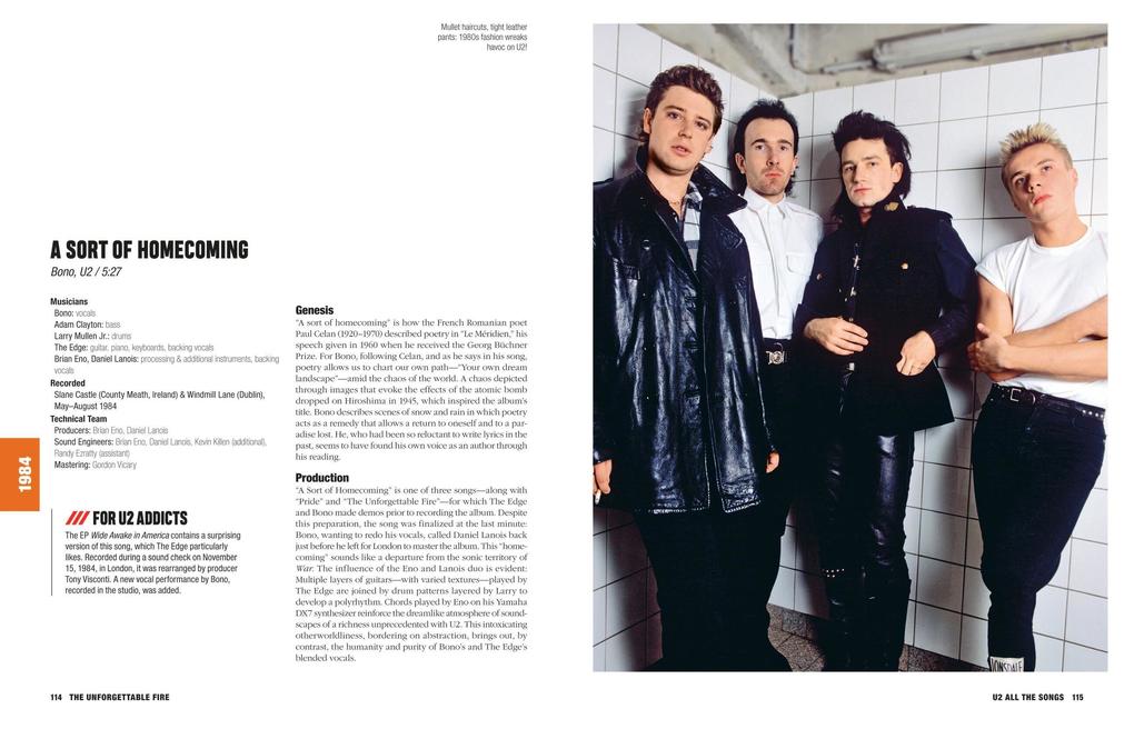Weitere Ansicht: U2 All the Songs | Dionen Clauteaux