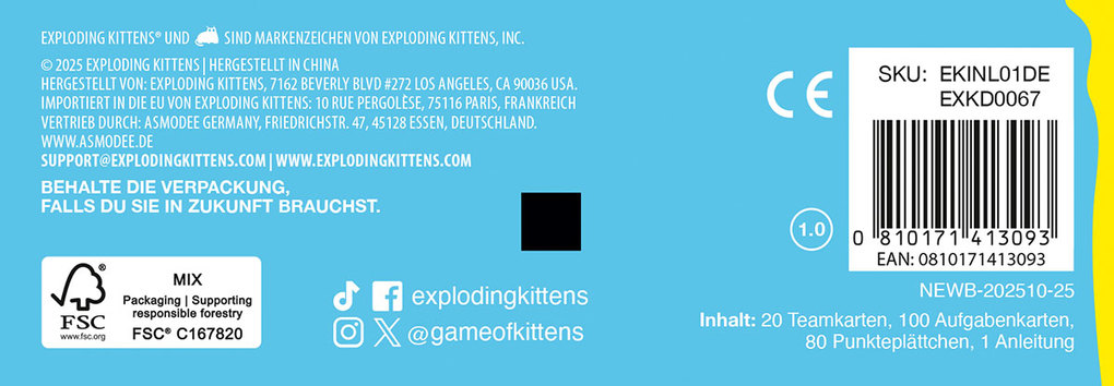 Weitere Ansicht: Einfach Ehrenlos | Exploding Kittens