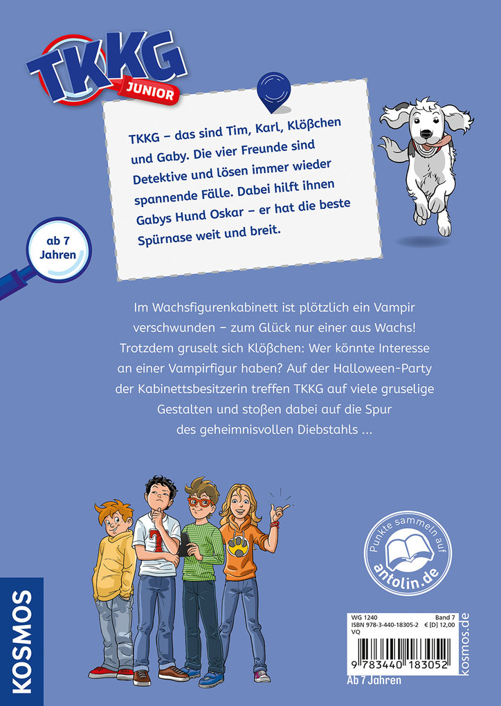 Weitere Ansicht: TKKG Junior, 7, Die Dracula-Entführung | Christine Haas