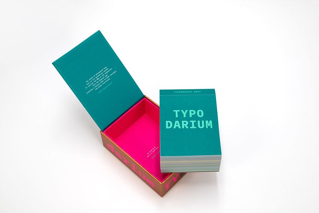 Weitere Ansicht: Typodarium 2027 | Julia Uplegger