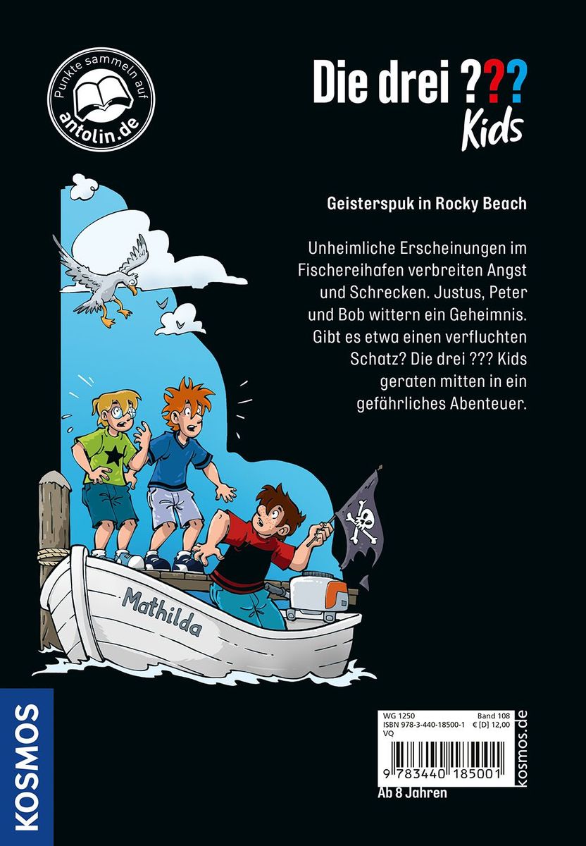 Weitere Ansicht: Die drei ??? Kids, 108, Piraten in Rocky Beach | Ulf Blanck