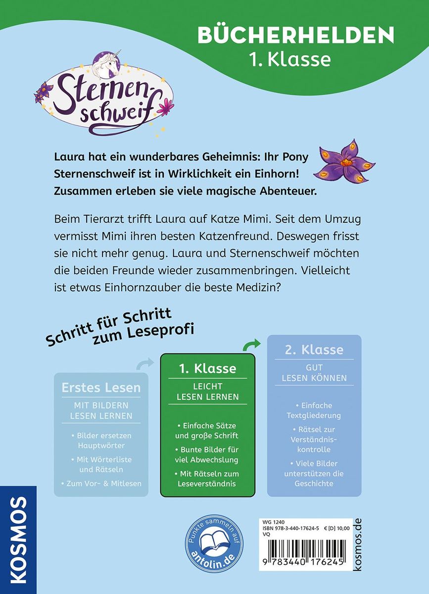 Weitere Ansicht: Sternenschweif, Bücherhelden 1. Klasse, Ein magischer Tierarztbesuch | Linda Chapman, Uli Leistenschneider