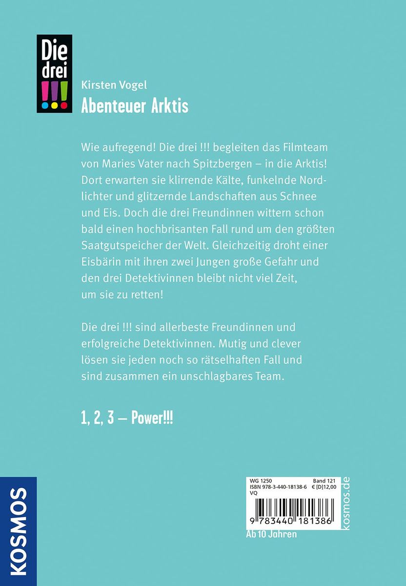 Weitere Ansicht: Die drei !!!, 121, Abenteuer Arktis | Kirsten Vogel