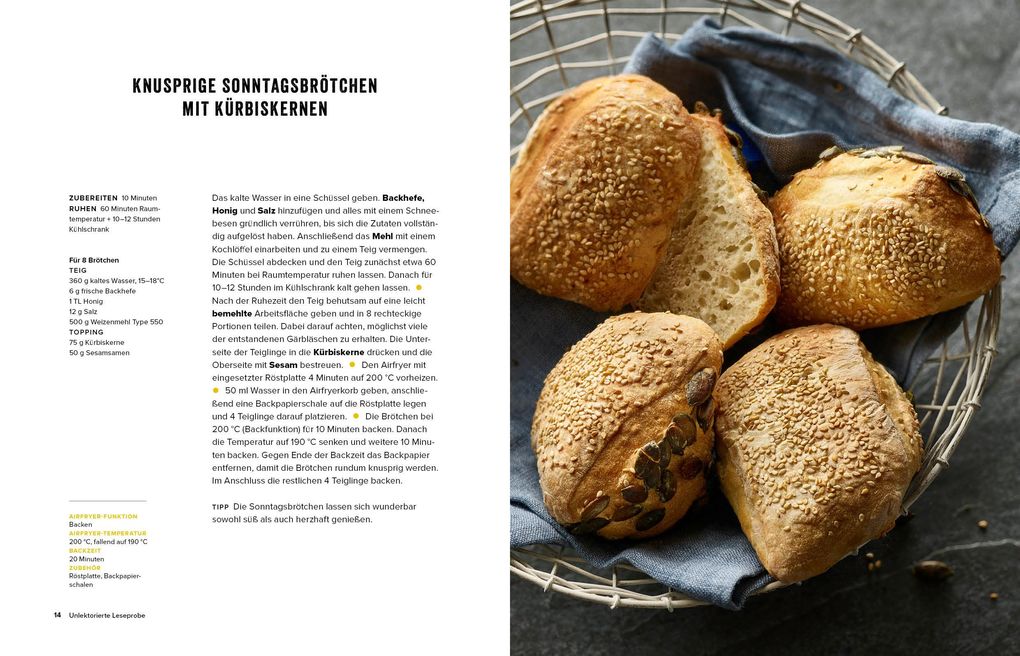 Weitere Ansicht: Airfryer-Blitzrezepte Backen | Christian Henze