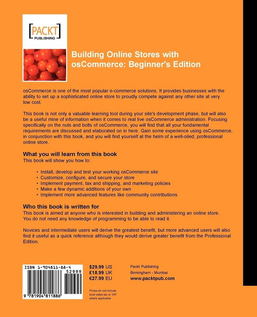 Weitere Ansicht: Building Online Stores with Oscommerce | David Mercer