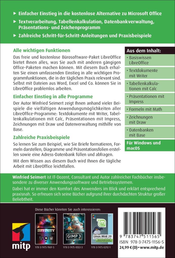 Weitere Ansicht: LibreOffice 26 | Winfried Seimert