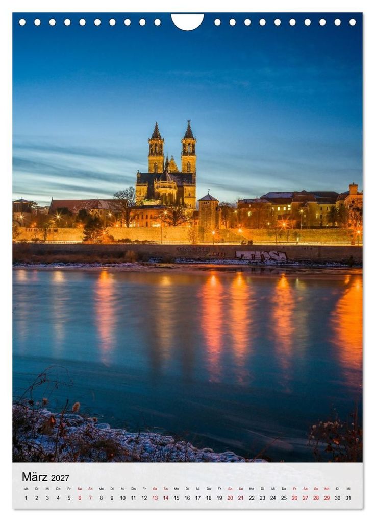 Weitere Ansicht: Magdeburg und das Licht am Ende des Tages (Wandkalender 2027 DIN A4 hoch), CALVENDO Monatskalender | Thomas Bugdoll, Calvendo