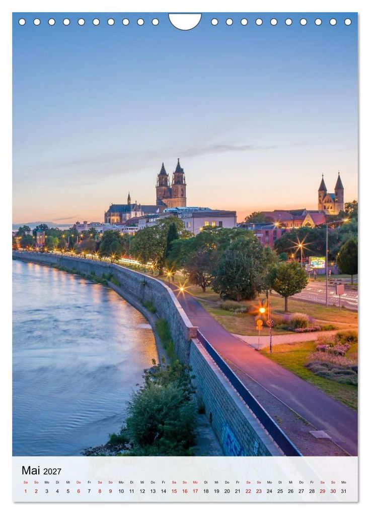 Weitere Ansicht: Magdeburg und das Licht am Ende des Tages (Wandkalender 2027 DIN A4 hoch), CALVENDO Monatskalender | Thomas Bugdoll, Calvendo