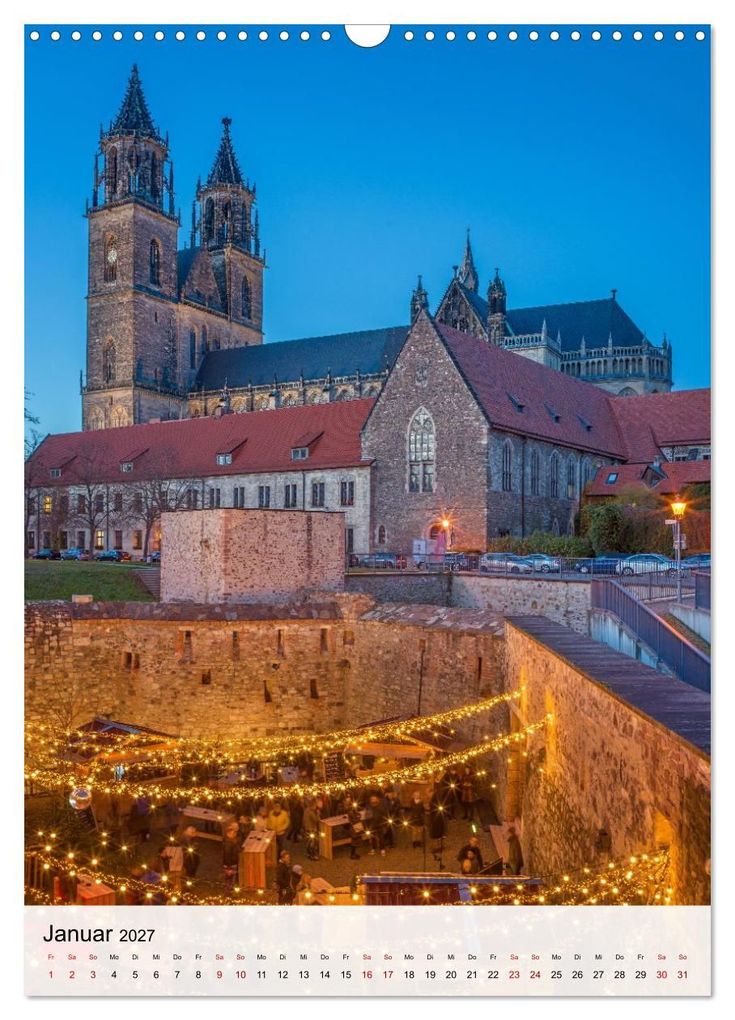 Weitere Ansicht: Magdeburg und das Licht am Ende des Tages (Wandkalender 2027 DIN A3 hoch), CALVENDO Monatskalender | Thomas Bugdoll, Calvendo