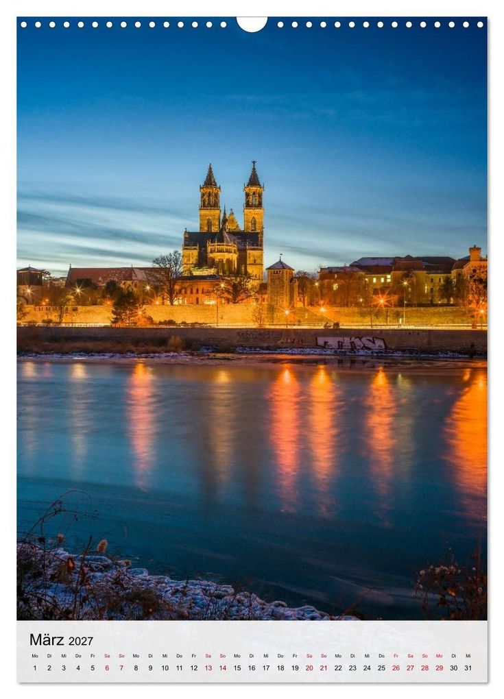 Weitere Ansicht: Magdeburg und das Licht am Ende des Tages (Wandkalender 2027 DIN A3 hoch), CALVENDO Monatskalender | Thomas Bugdoll, Calvendo