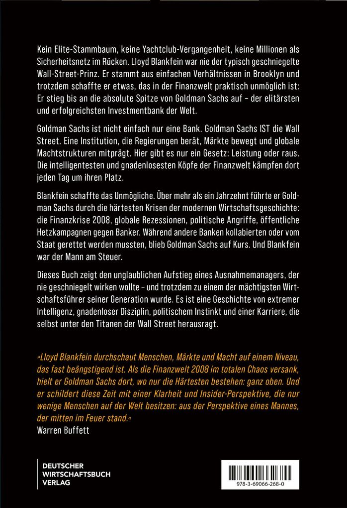 Weitere Ansicht: Goldman Sachs | Lloyd Blankfein