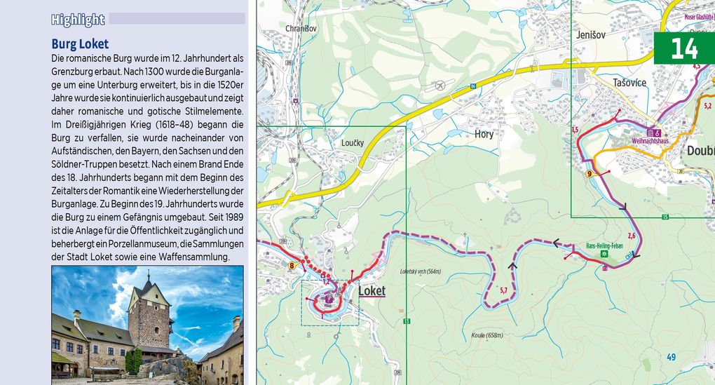 Weitere Ansicht: Egerl-Radweg Ohre-Radweg