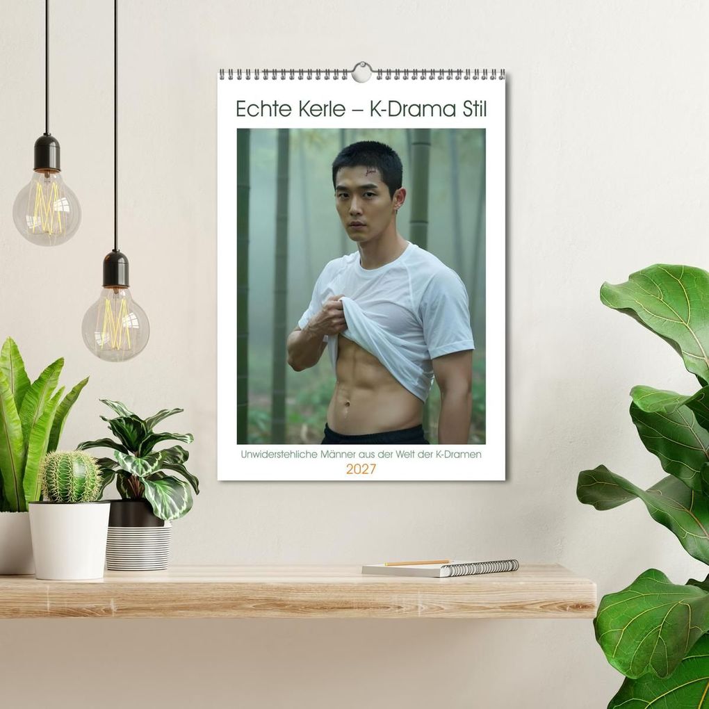Weitere Ansicht: Echte Kerle - K-Drama Stil (Wandkalender 2027 DIN A3 hoch), CALVENDO Monatskalender | Liam Blue, Calvendo