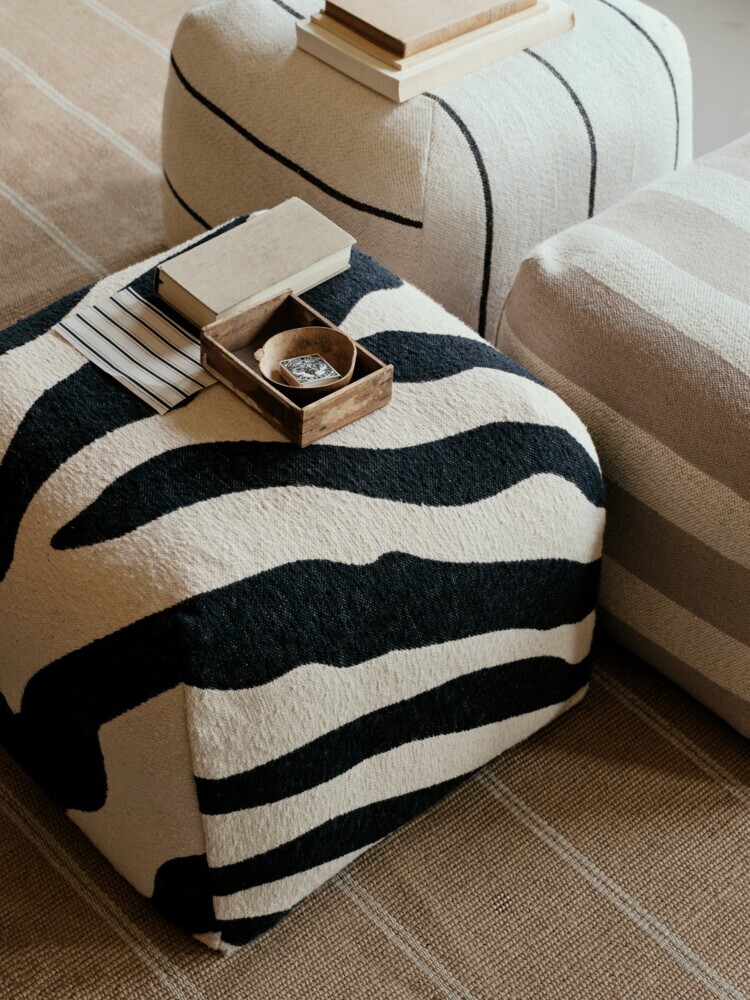 Weitere Ansicht: Zebra Pouf
