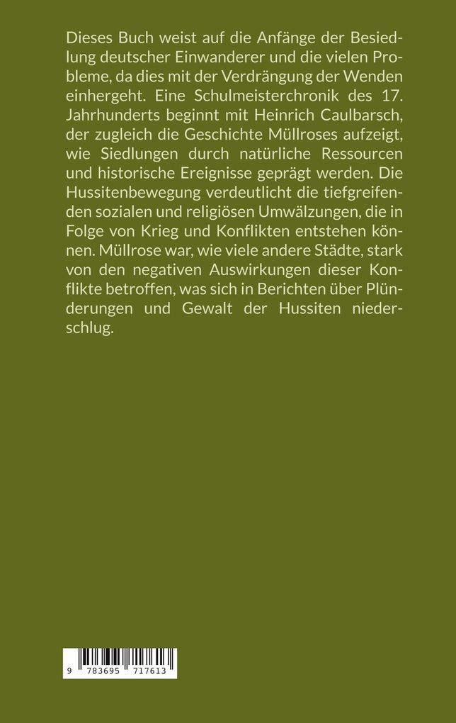 Weitere Ansicht: Die Anfänge von Müllrose | Johannes Simang