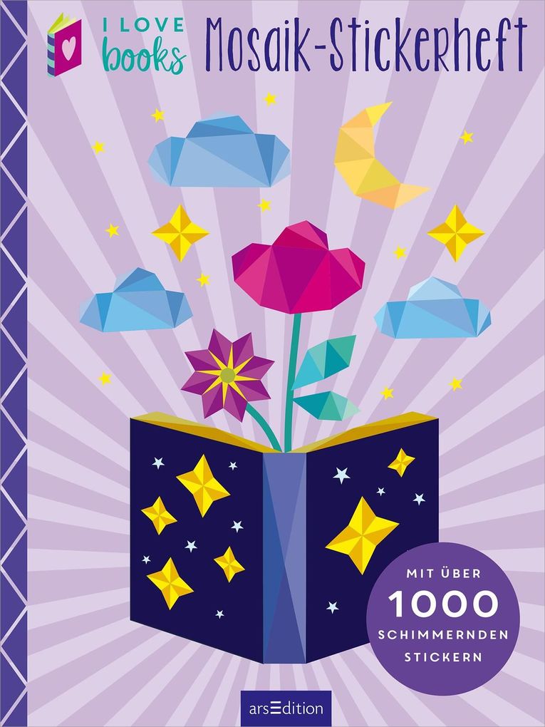 Weitere Ansicht: I Love Books - Mosaik-Stickerheft