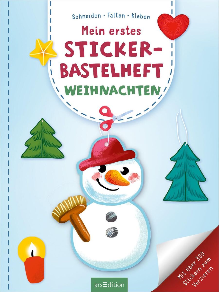 Weitere Ansicht: Mein erstes Sticker-Bastelheft - Weihnachten