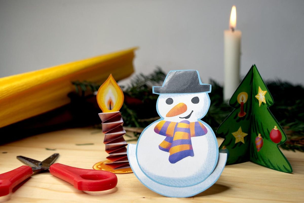 Weitere Ansicht: Mein erstes Sticker-Bastelheft - Weihnachten