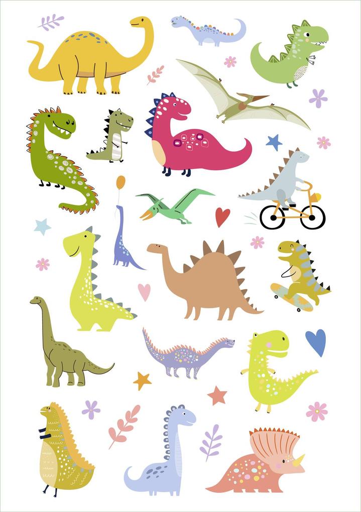 Weitere Ansicht: Glanz-Sticker - Dinosaurier