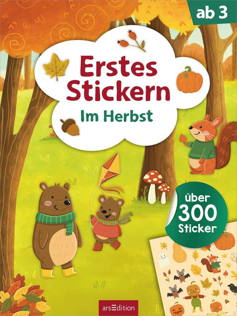 Weitere Ansicht: Erstes Stickern - Im Herbst