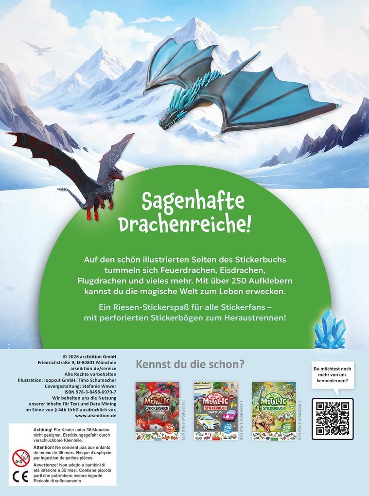 Weitere Ansicht: Mein Lieblings-Stickerbuch - Drachen