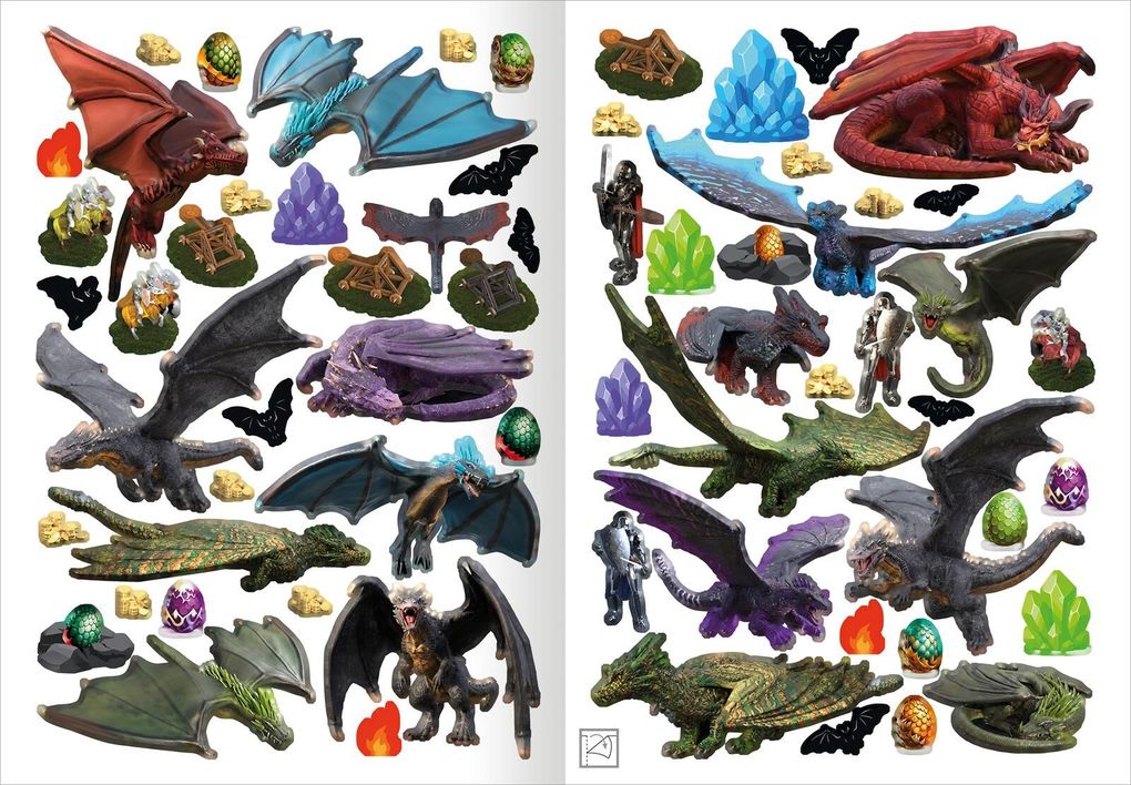 Weitere Ansicht: Mein Lieblings-Stickerbuch - Drachen