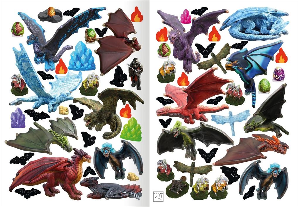 Weitere Ansicht: Mein Lieblings-Stickerbuch - Drachen