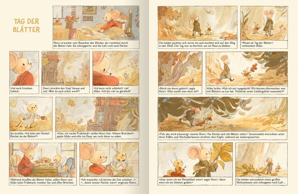 Weitere Ansicht: Henri & Miko - Im Herbst | Rebecca Green