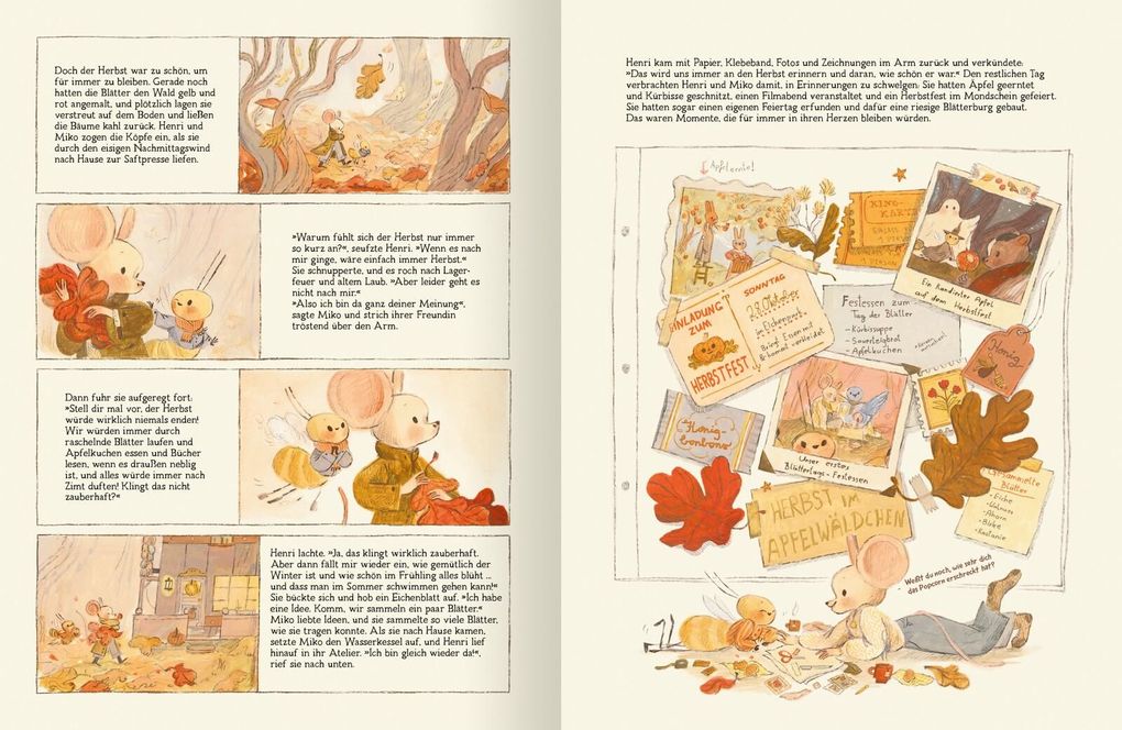 Weitere Ansicht: Henri & Miko - Im Herbst | Rebecca Green