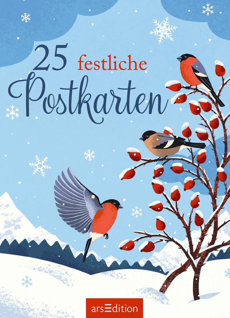 Weitere Ansicht: 25 festliche Postkarten