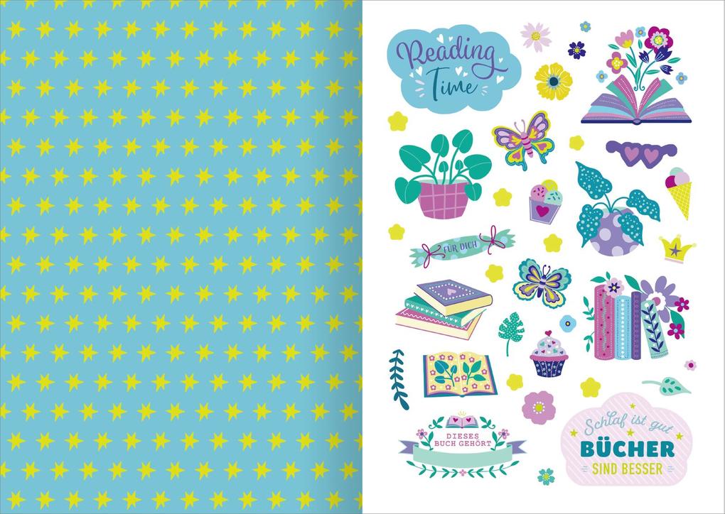 Weitere Ansicht: I Love Books - Sticker-Liebe