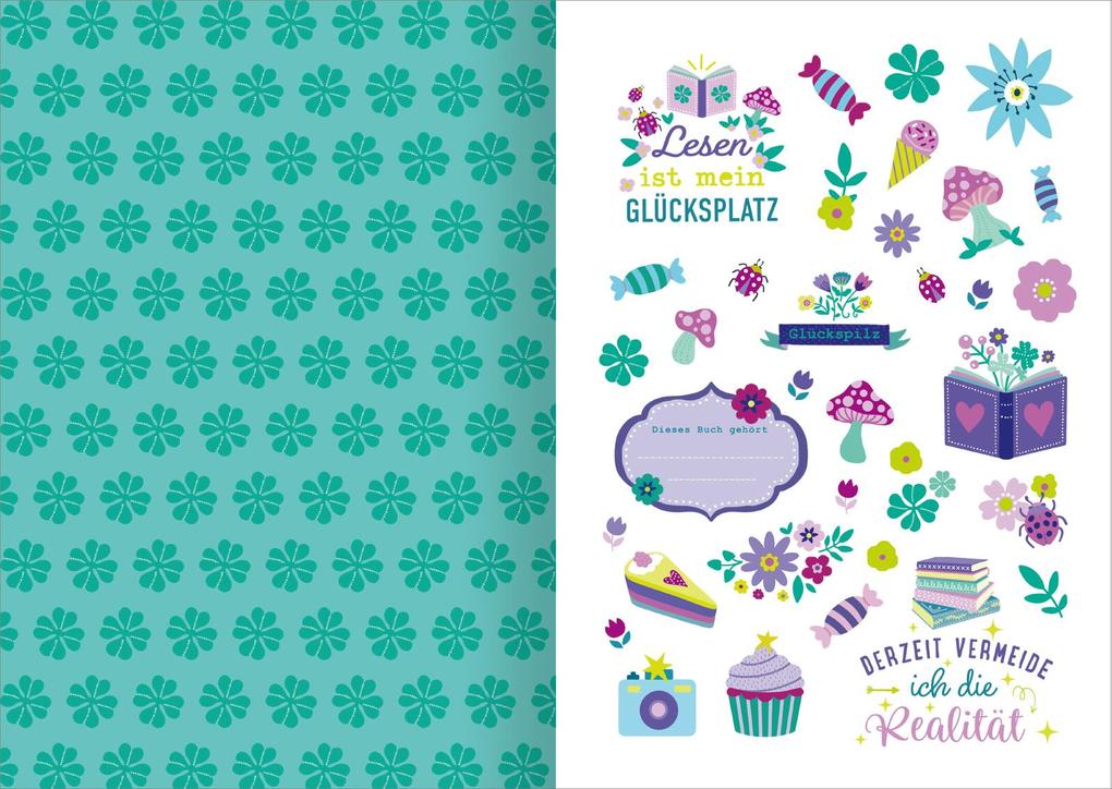 Weitere Ansicht: I Love Books - Sticker-Liebe