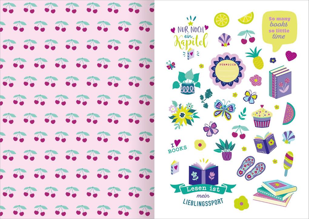 Weitere Ansicht: I Love Books - Sticker-Liebe