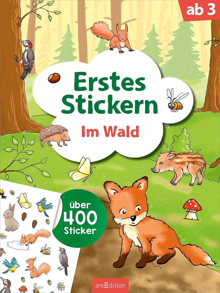 Weitere Ansicht: Erstes Stickern - Im Wald