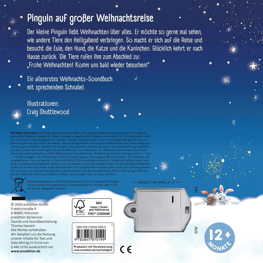 Weitere Ansicht: Pinguin liebt Weihnachten