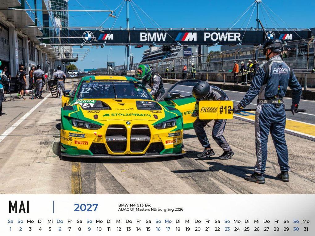 Weitere Ansicht: BMW im Rennsport Kalender 2027 | Frank Pommer