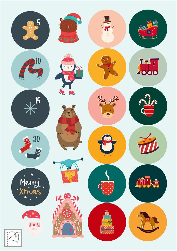Weitere Ansicht: Weihnachtssticker