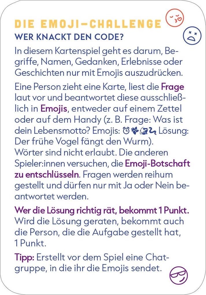 Weitere Ansicht: Die Emoji-Challenge