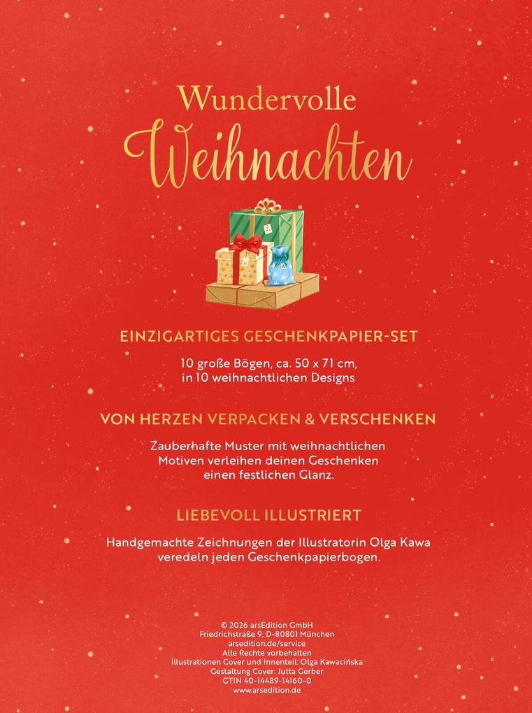 Weitere Ansicht: Weihnachtliches Geschenkpapier