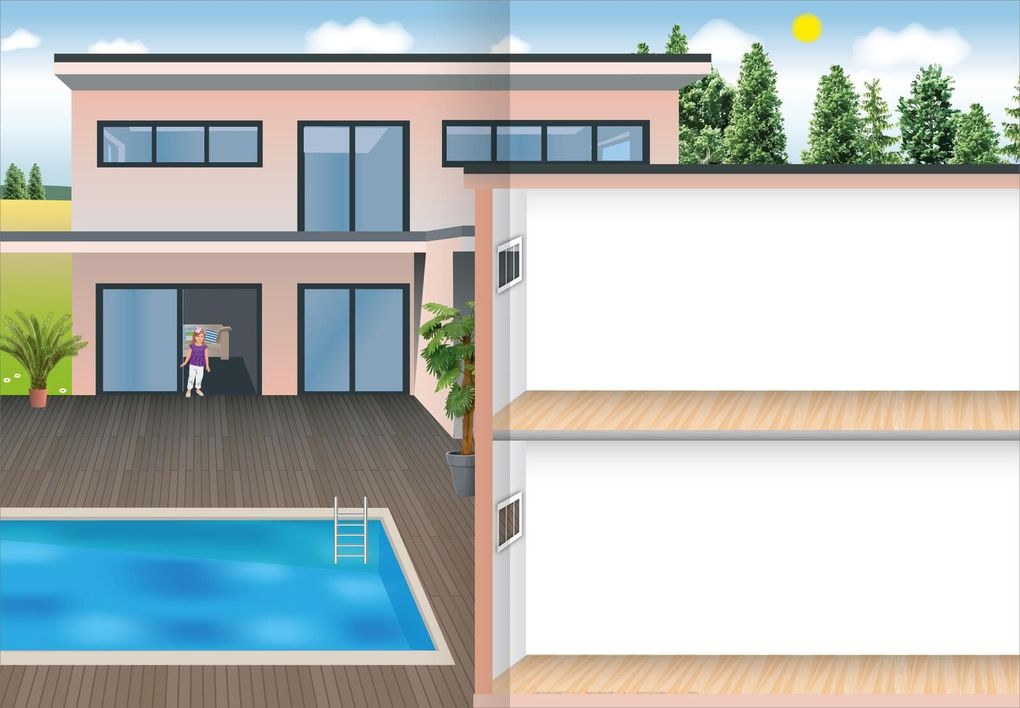 Weitere Ansicht: Das superdicke Stickerheft - Mein Traumhaus
