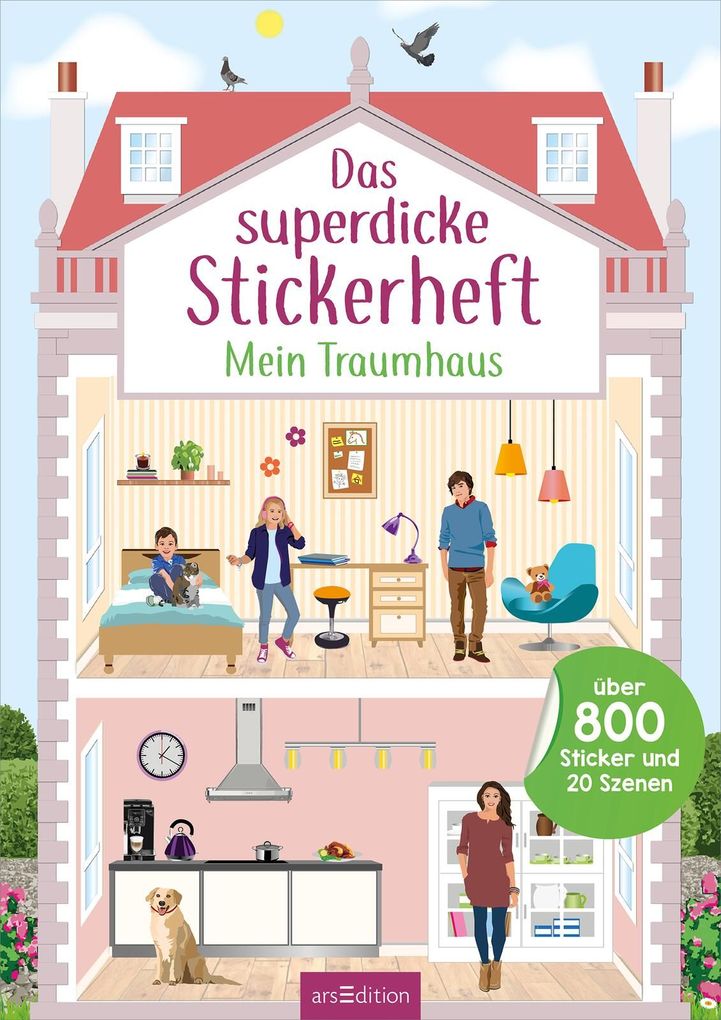 Weitere Ansicht: Das superdicke Stickerheft - Mein Traumhaus