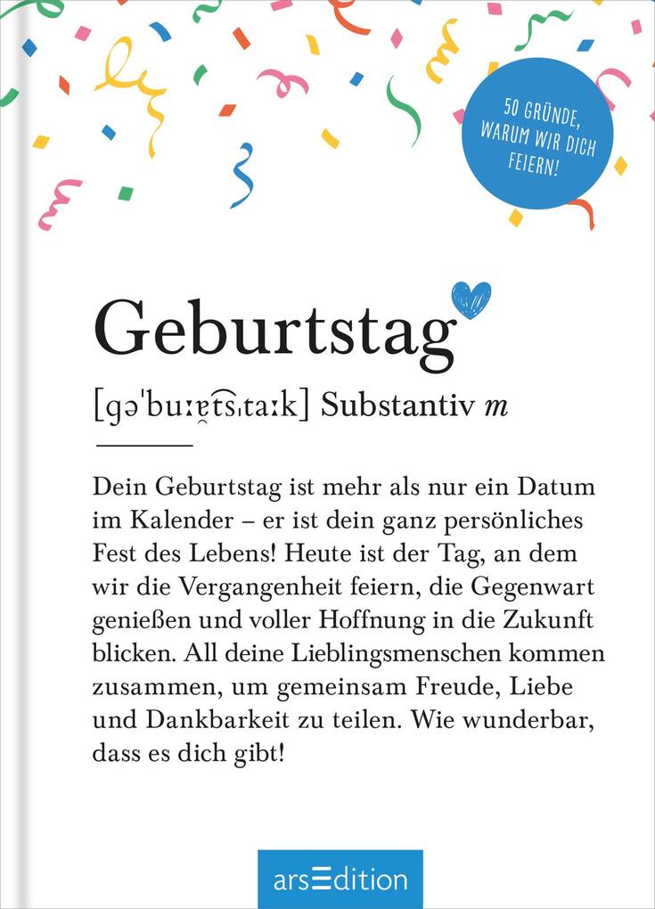 Weitere Ansicht: Geburtstag (Substantiv, m)