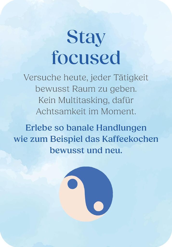 Weitere Ansicht: Dein Moment der Ruhe