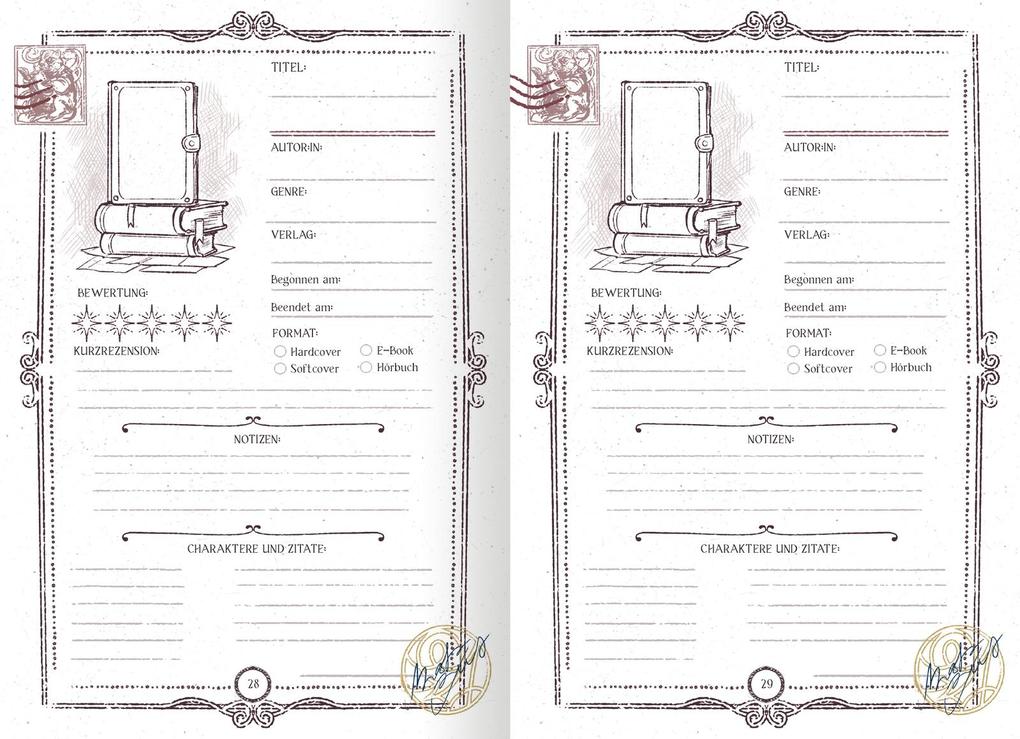 Weitere Ansicht: Reading Journal
