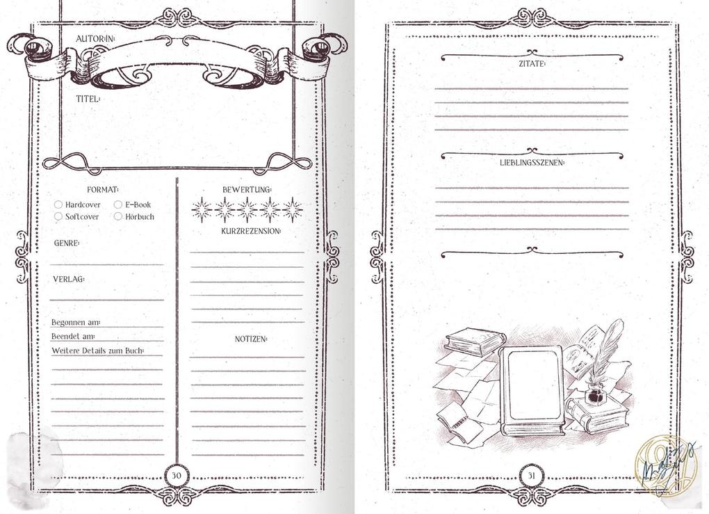 Weitere Ansicht: Reading Journal