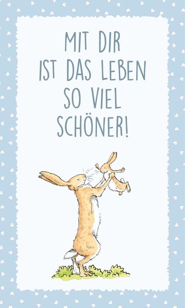 Weitere Ansicht: Weißt du eigentlich, wie lieb ich dich hab? Ich hab dich lieb, bis zum Mond und wieder zurück!