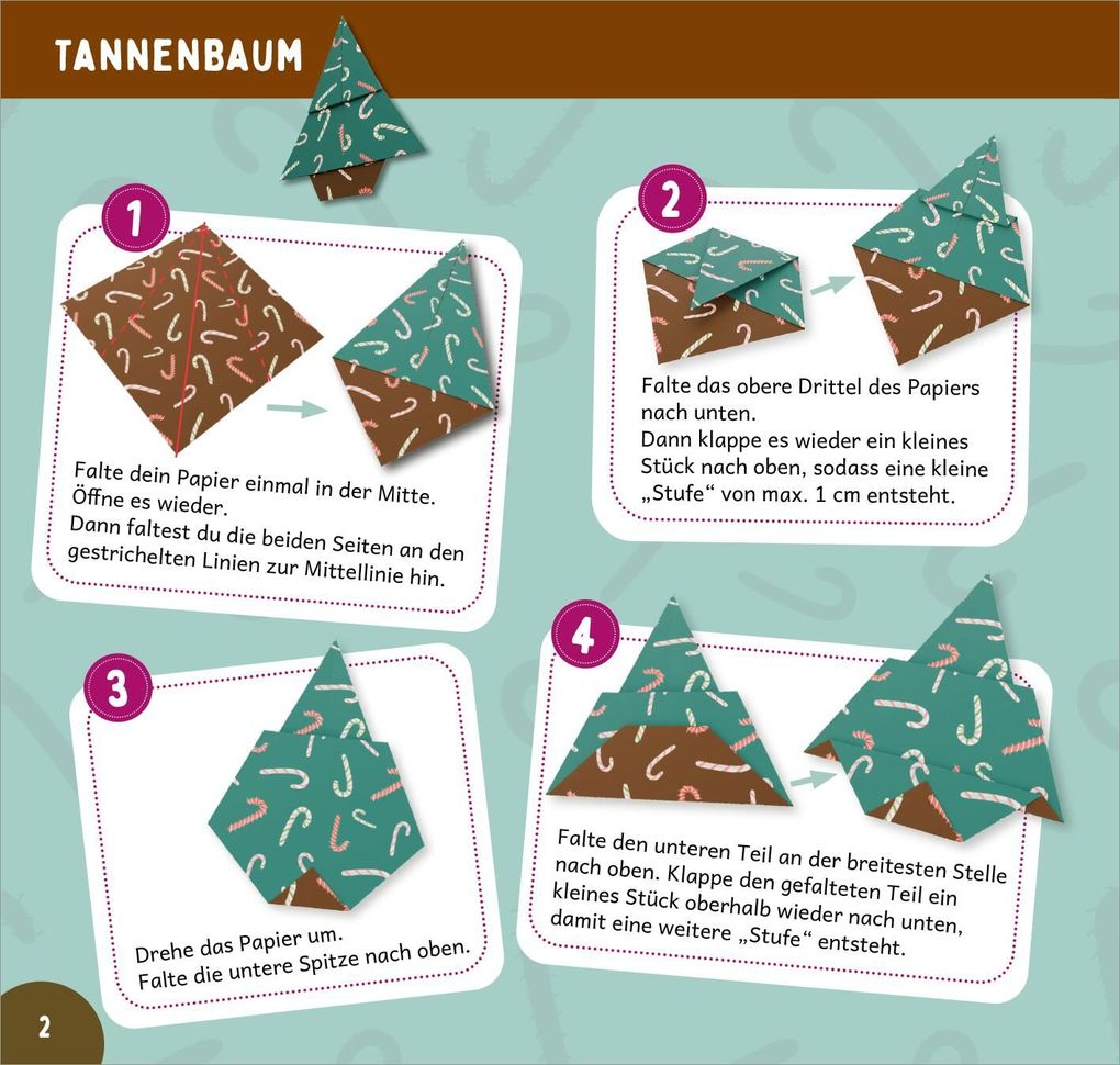 Weitere Ansicht: Weihnachts-Origami