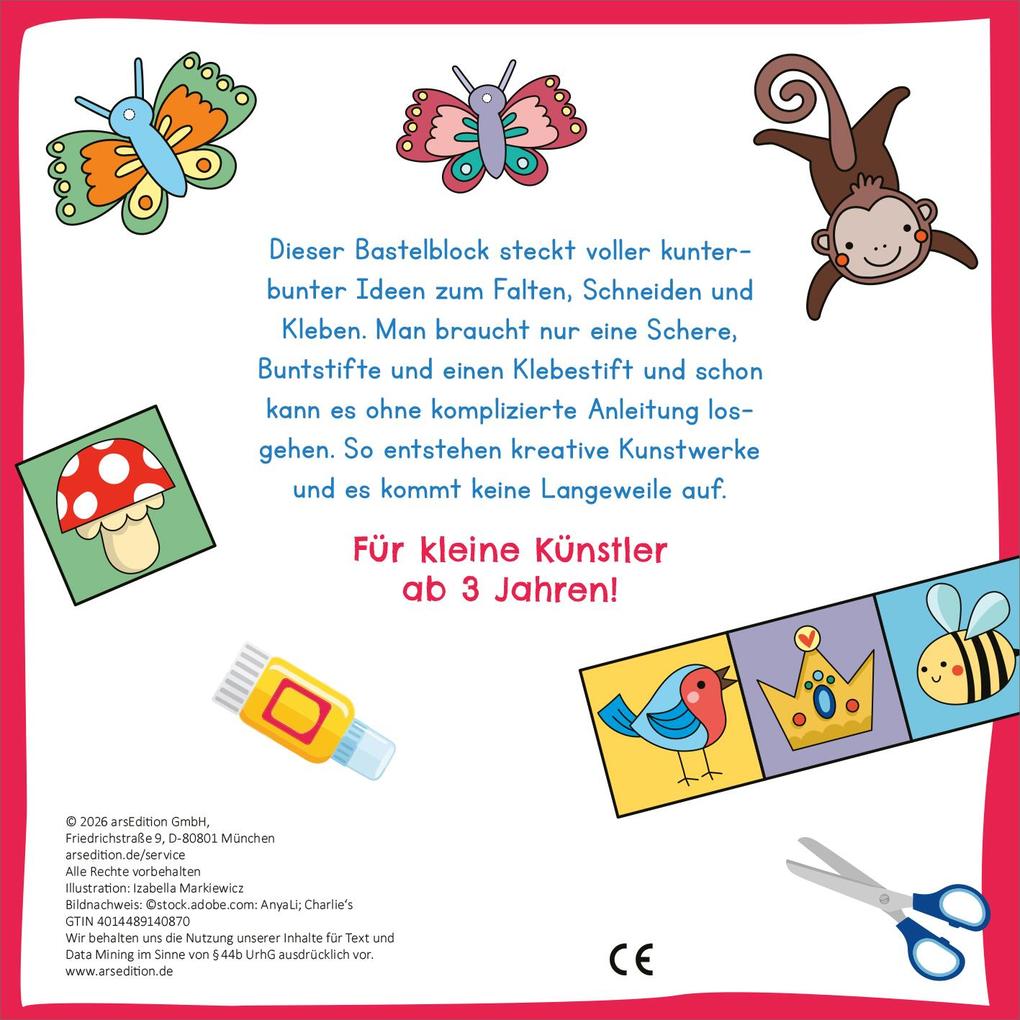 Weitere Ansicht: Mein allererster Klebe-, Schneide-, Bastelblock